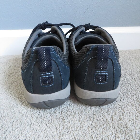 Dansko Womens Paisley Sneakers Size 39W/9/8.5 Blue/Navy Suede Waterproof Lace-Up - Picture 4 of 10